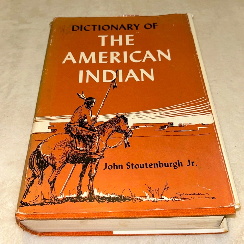 📚BOOK SALE 5 for $20📚 Dictionary of the American Indian, Hardcover, 1960